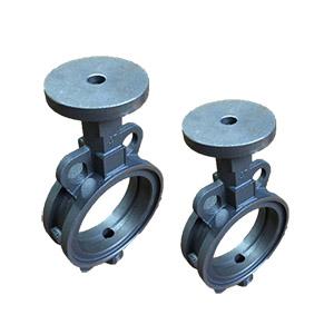 Cast iron butterfly valve body