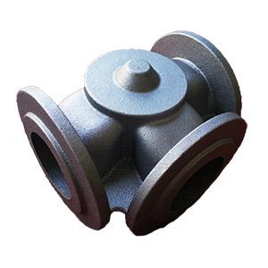 Ductile iron casting check valve body