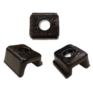 Iron casting train railway fastener